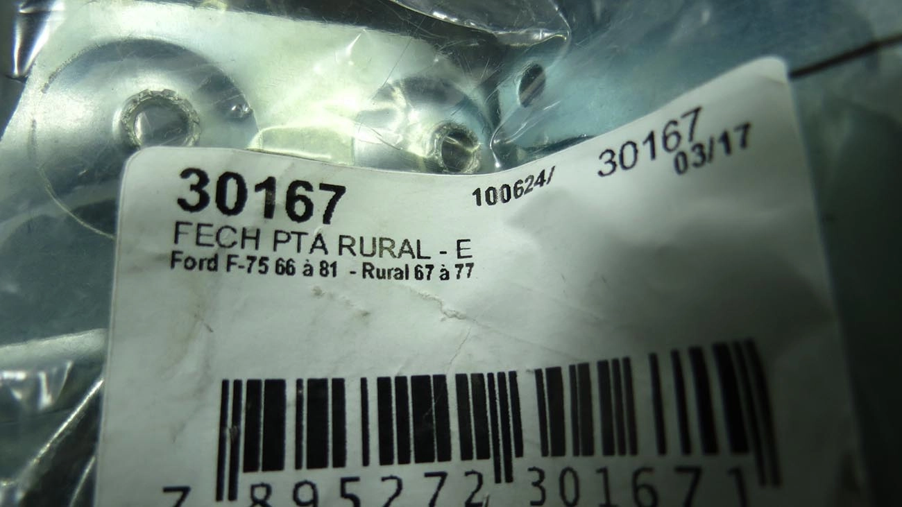 FECHADURA PORTA WILLYS F-75/RURAL 66/ - ESQUERDA