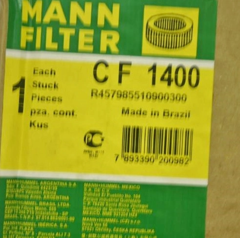 FILTRO SEGURANÇA AR INTERNO ELEMENTO VW 14.200/14.220/16.220/16.300/17.220/24.220/25.250/35.300/40.300 CUMMINS INT