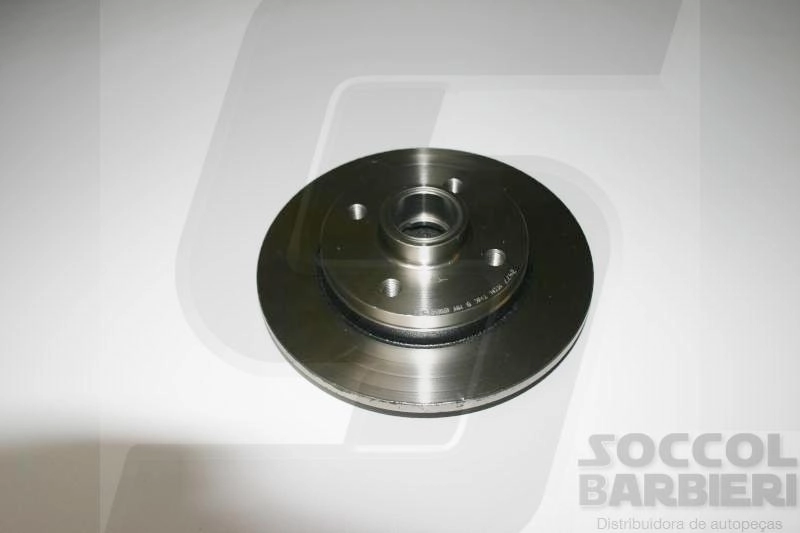DISCO FREIO TRASEIRO COM CUBO SÓLIDO 230MM GM MONZA/KADETT/IPANEMA 89/98
