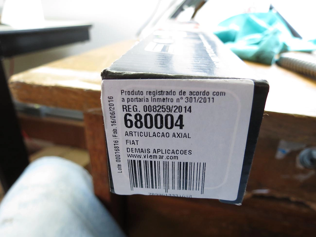 ARTICULAÇÃO/BARRA AXIAL DIREÇÃO HIDRÁULICA DHB FIAT TEMPRA 92/94