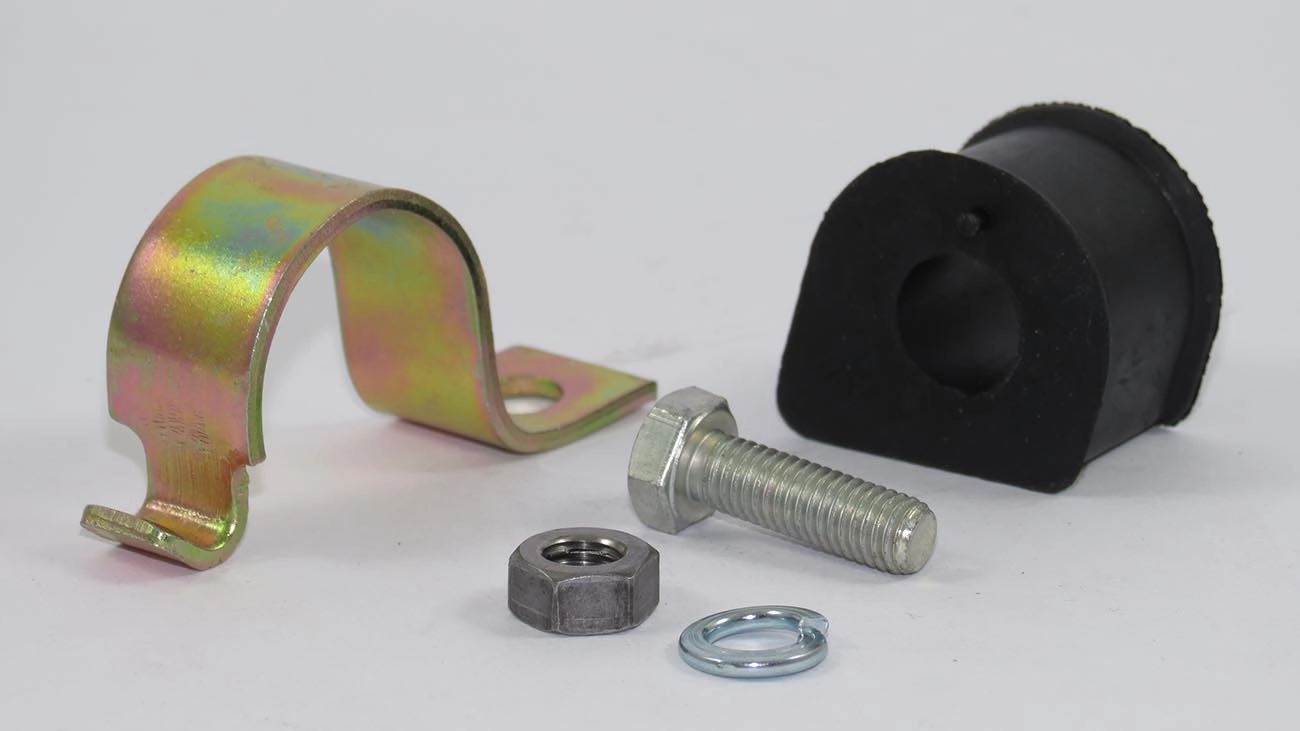 KIT INTERNO BARRA ESTABILIZADORA SUSPENSÃO DIANTEIRA FURO 15,5MM ESTABILIZADOR VW GOL/VOYAGE/PARATI/SAVEIRO COM ABRAÇADEIRA EXCETO GERAÇÃO 5/6/7