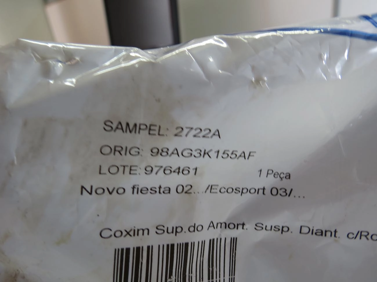 COXIM AMORTECEDOR SUPERIOR DIANTEIRO COM ROLAMENTO INA FORD NOVO FIESTA/ECOSPORT 2002/ C/ROL.