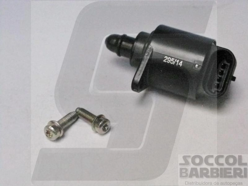 MOTOR PASSO OU VÁLVULA CONTROLE MARCHA LENTA ÁLCOOL GASOLINA FIAT PALIO/SIENA/STRADA 1.0/1.5 96/ MPI GAS/ALC FIORINO 97/98 UNO
