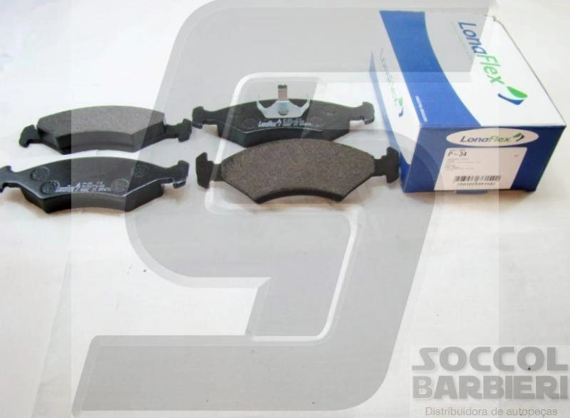 PASTILHA FREIO RODA DIANTEIRA VW LOGUS/POINTER 93/ FORD ESCORT/VERONA SISTEMA TEVES