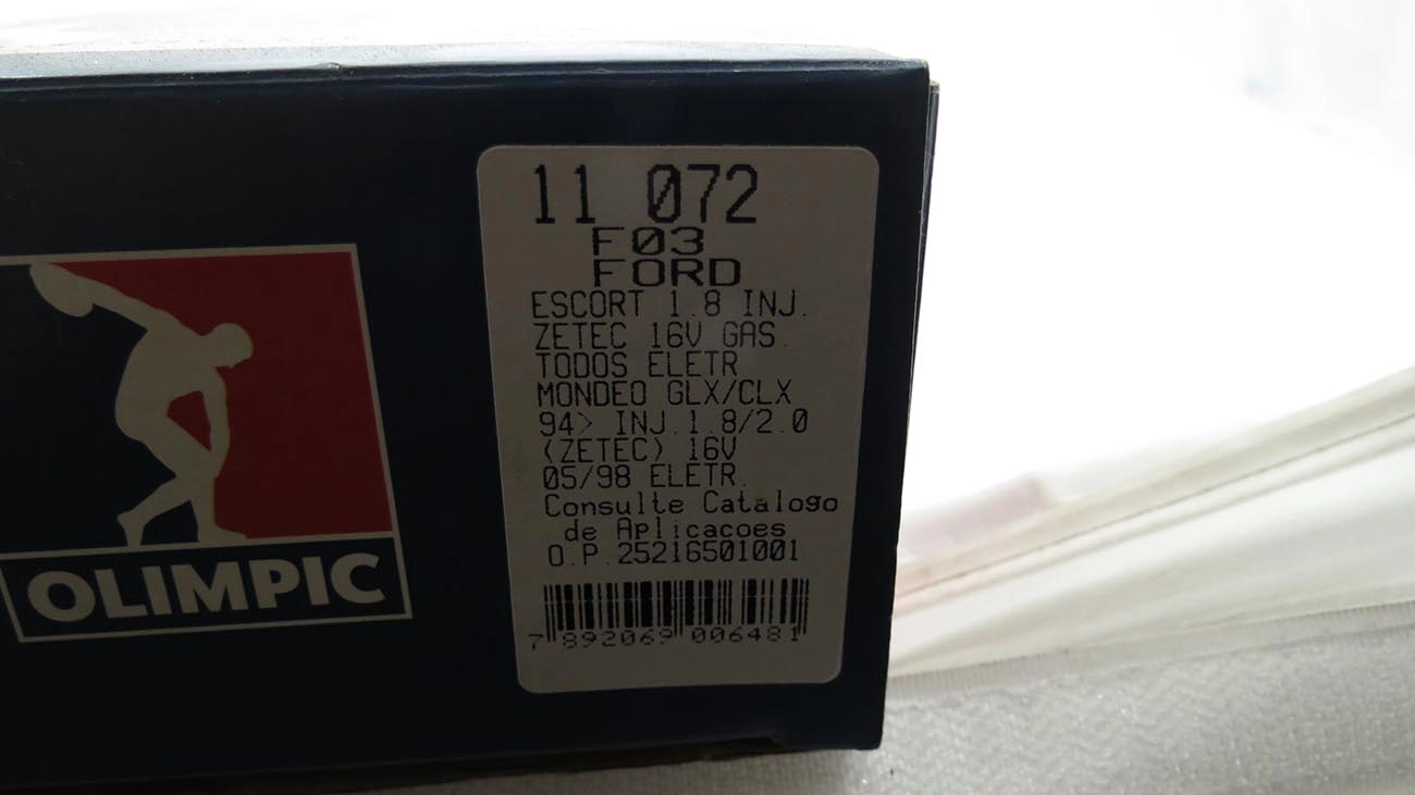 CABO VELAS FORD ESCORT ZETEC 16V - MONDEO 94/98