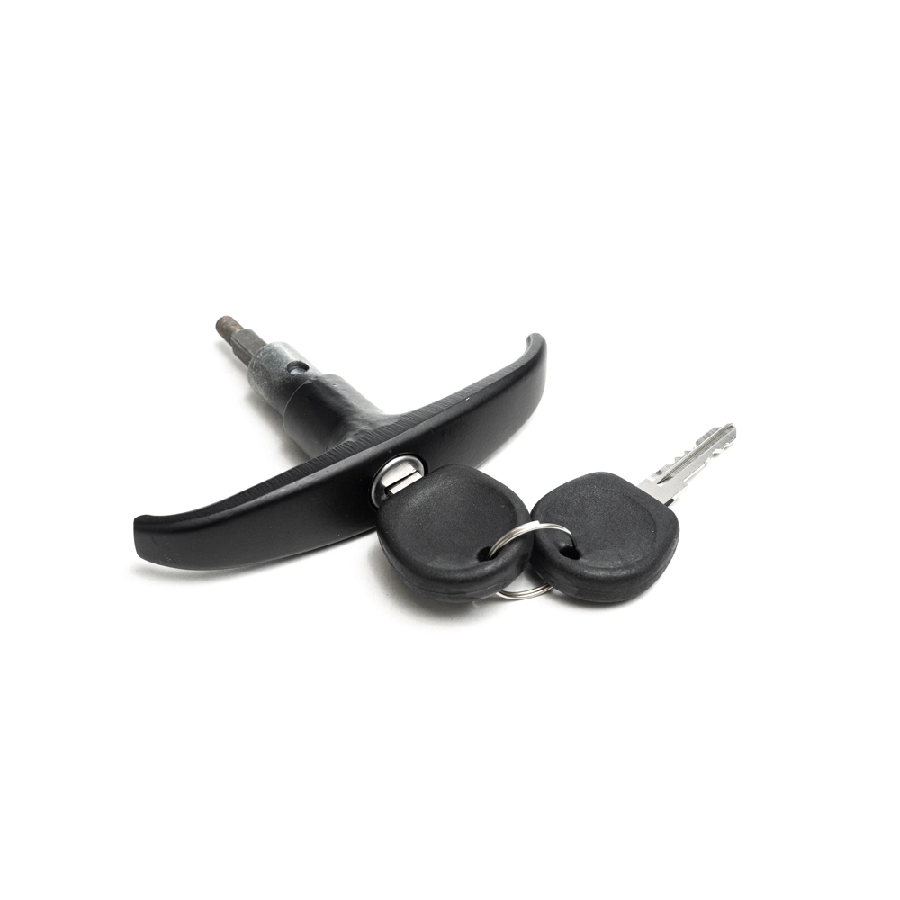 FECHADURA PORTA MALAS VW KOMBI KLIPPER 76/ - BOTAO TAMPA SUPERIOR C/CHAVE - PRETO