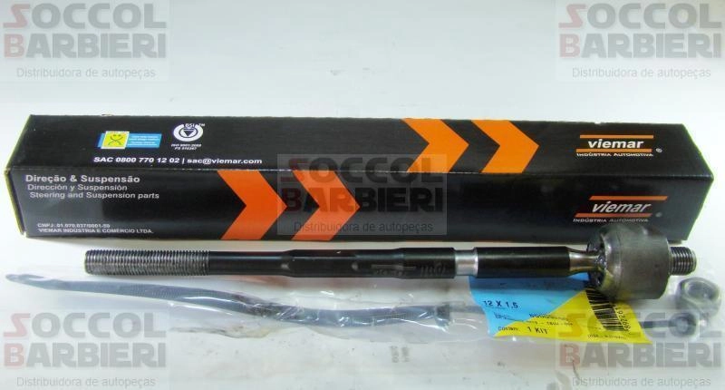 ARTICULAÇÃO/BARRA AXIAL M12X1,5 DIREÇÃO HIDRÁULICA FIAT TEMPRA SW 94/97 - TIPO 93/97
