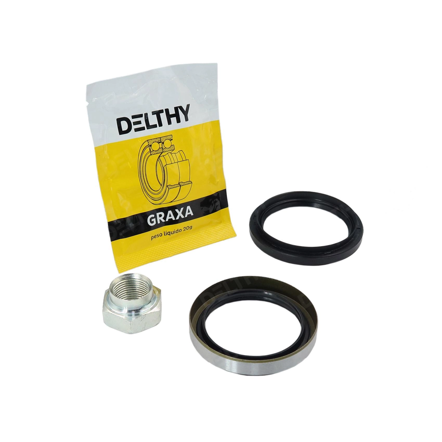 KIT ROLAMENTO CUBO DE RODA DIANTEIRO FORD ESCORT/VERONA /92 - HOBBY TODOS - PARA UM LADO