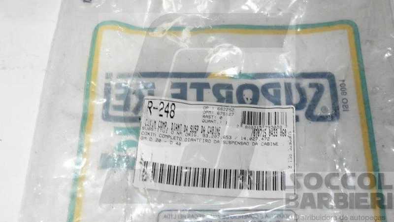 COXIM COMPLETO DIANTEIRO SUSPENSÃO CABINE GM A/C/D-20/40