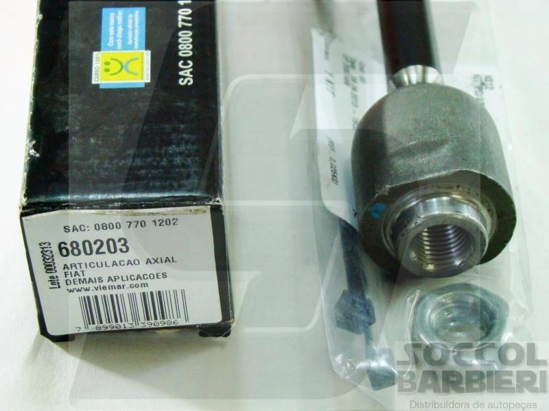 ARTICULAÇÃO/BARRA AXIAL DIREÇÃO FIAT STILO 01/10 HIDRÁULICA - 01/10 - BRAVO 11/16 ELÉTRICA