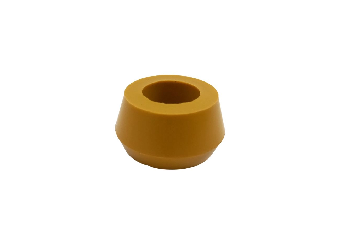 BUCHA DO AMORTECEDOR FORD CARGO 2005/ - VW CAMINHÕES SUPERIOR E INFERIOR - PU 19,5X42X19,5MM