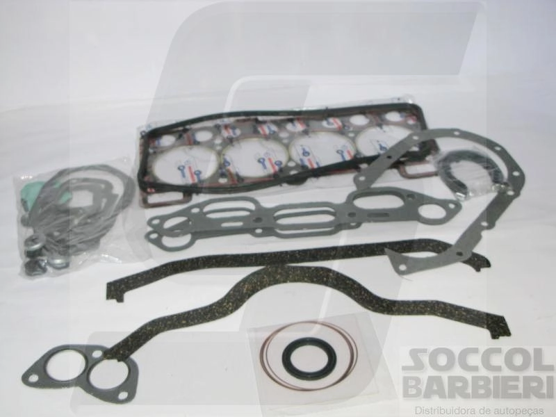 JOGO JUNTAS COMPLETO MOTOR SEM RETENTOR FORD CORCEL 1.4 78/83 - GASOLINA
