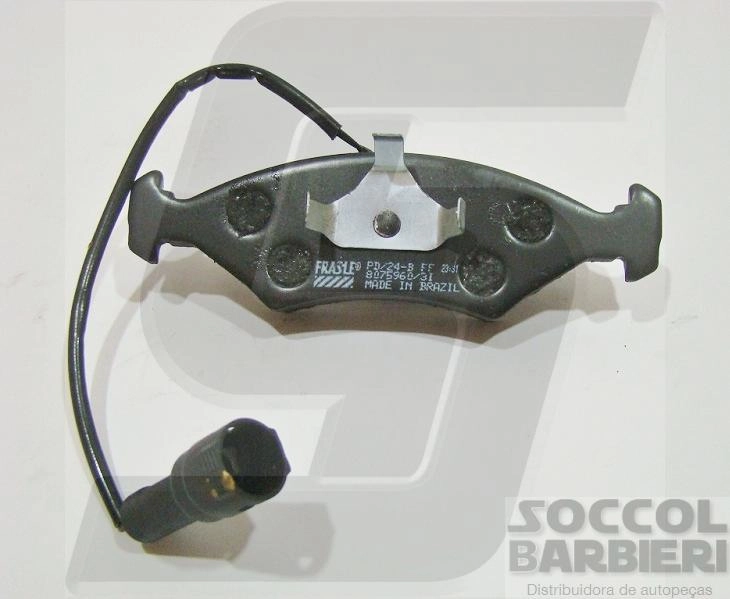 PASTILHA FREIO RODA DIANTEIRA FORD ESCORT 1989/1994 VERONA 1990/1993 VW APOLLO 1.8 1990/1992