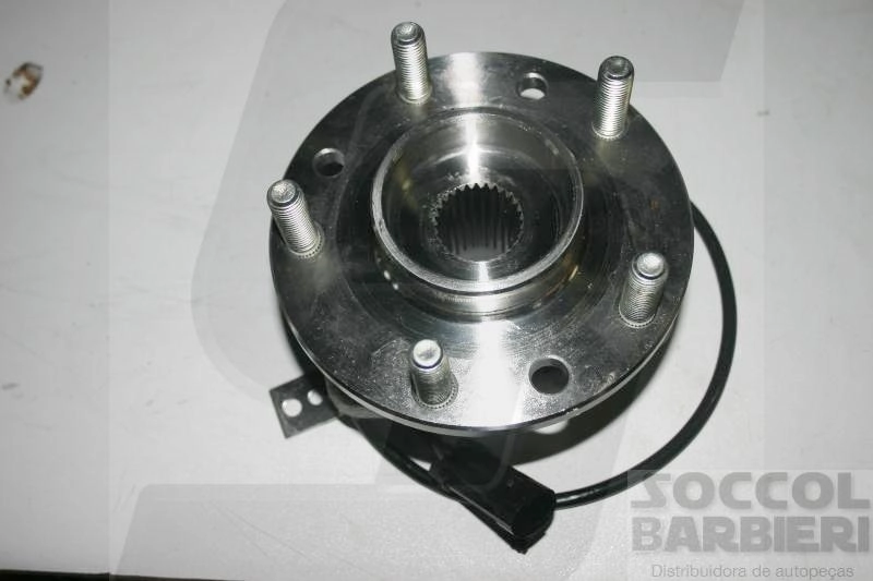CUBO DIANTEIRO COM ROLAMENTO COM ABS GM S-10/BLAZER 4X4 98/2011 - 5 FUROS 27 ESTRIAS