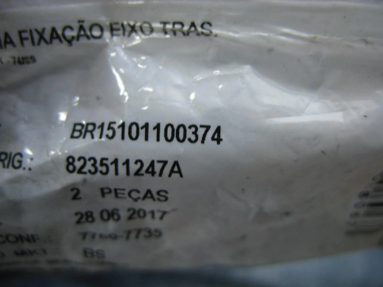 BUCHA FIXAÇÃO EIXO TRASEIRO VW PASSAT BR 1974/1989 VARIANT II 1977/1981
