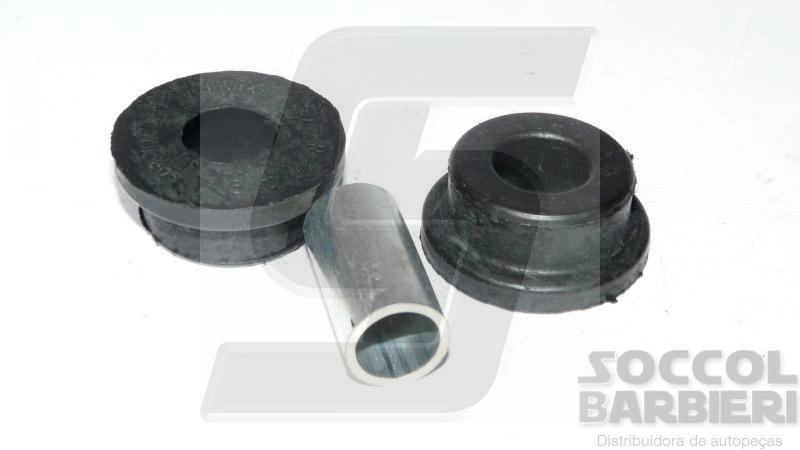 BUCHA BIPARTIDA COM TUBO OLHAL BARRA ESTABILIZADORA MB 709/712/812/914 DIANTEIRO