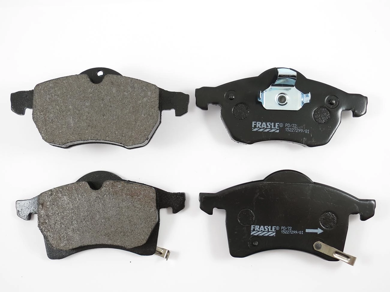 PASTILHA FREIO RODA DIANTEIRA GM VECTRA 2.0/2.2 MERIVA 1.8 ZAFIRA 8/16V ASTRA 01/10