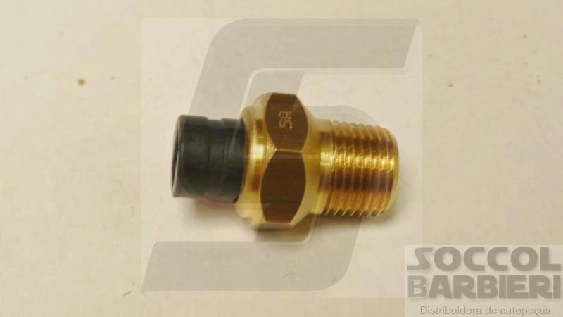 SENSOR TEMPERATURA INTERRUPTOR TÉRMICO PRETO FIAT UNO - COM LÂMPADA INDICADORA NO PAINEL