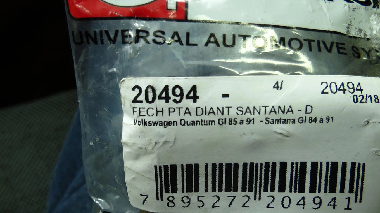 FECHADURA PORTA VW SANTANA/QUANTUM /90 DIANTEIRA - DIREITA