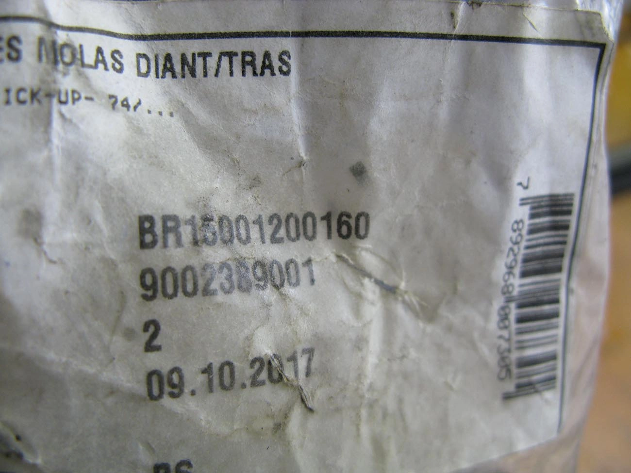 BUCHA FEIXE MOLAS DIANTEIRO MOLA TOYOTA PICK-UP DIANTEIRA JEEP/PERUA DIANT/TRAS