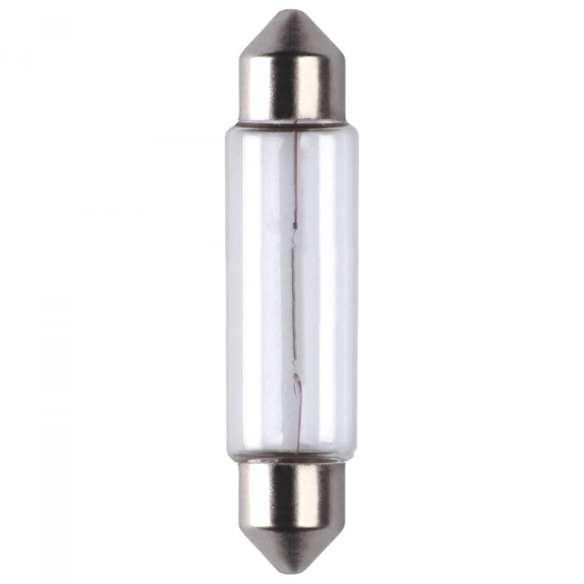 LAMPADA TORPEDO GRANDE 11X44MM 10W/12V - TETO/PLACA INCOLOR