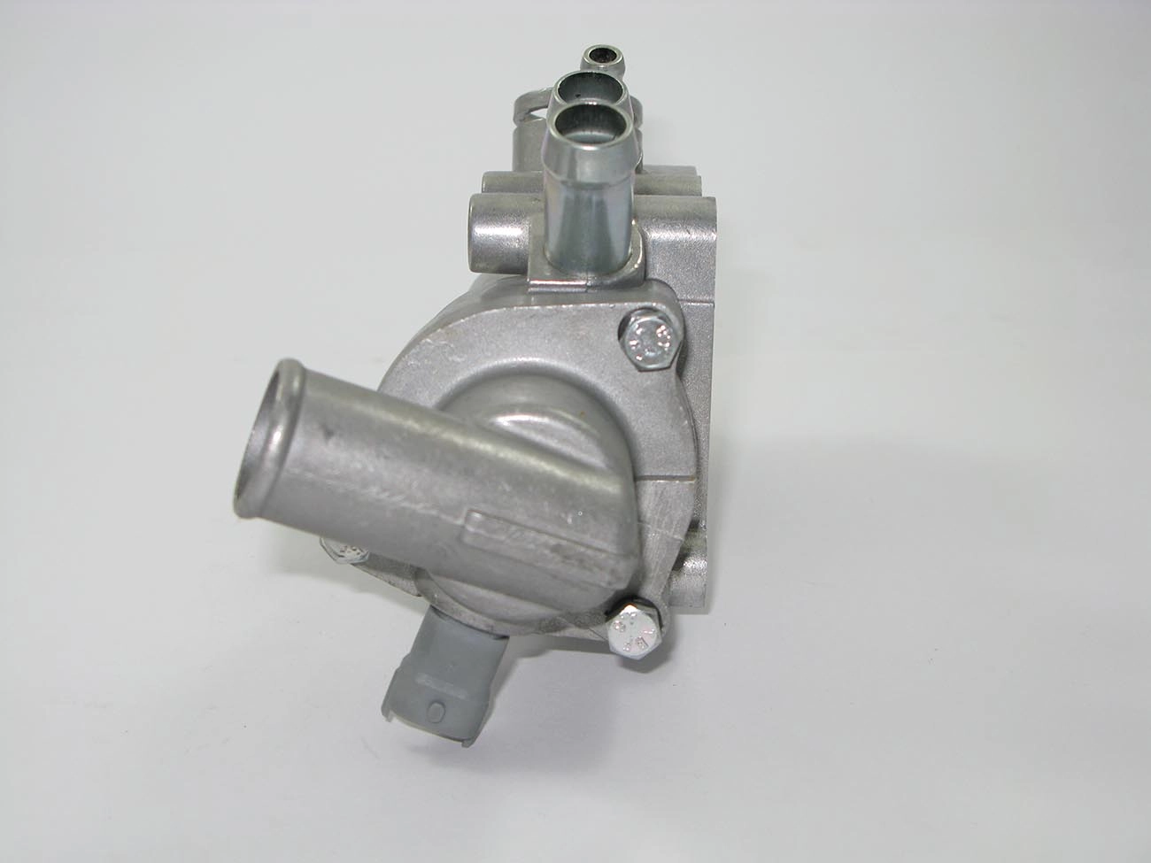 CARCAÇA ALUMÍNIO COM VÁLVULA TERMOSTÁTICA ELETRÔNICA SEM PLUG ELETRÔNICO SENSOR FORD NOVO FIESTA 06/14 ECOSPORT 06/12 FLEX