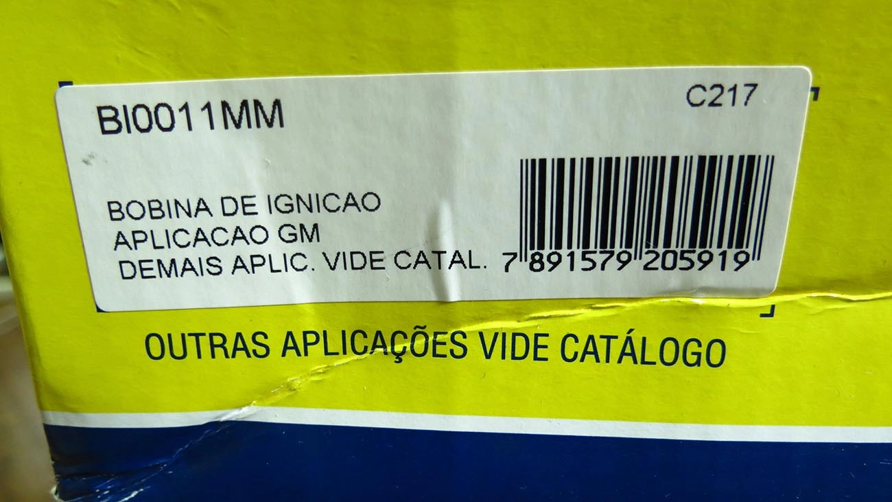 BOBINA DE IGNICAO - GM CORSA 1.0/1.4 EFI - 94/