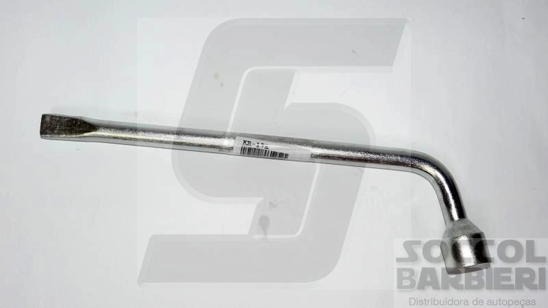 CHAVE RODA L VW GOL/PASSAT - GM OMEGA/VECTRA/CORSA 17MM C/ ESPATULA