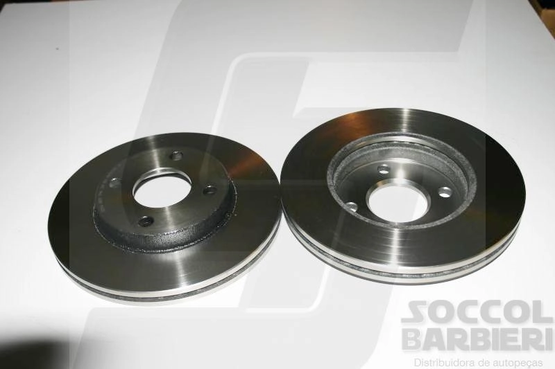 DISCO FREIO DIANTEIRO VENTILADO 258MM FORD FOCUS 00/08 ECOSPORT 03/11 FIESTA 01/19