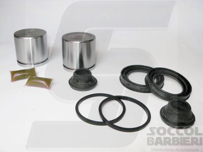 REPARO PINCA DE FREIO COM PISTAO - FORD F-1000 93/98 - GM D-20 93/96 - DIANTEIRO C/2 PISTOES 1 LADO