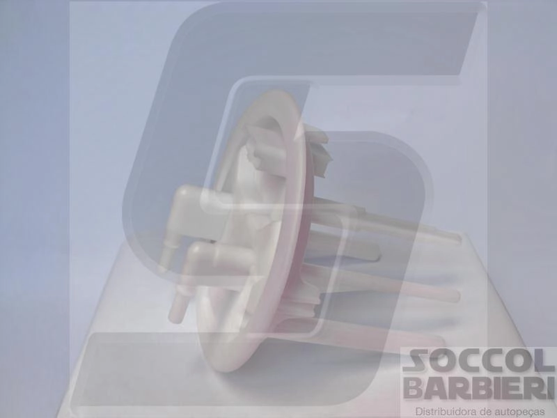 FLANGE BOMBA COMBUSTIVEL PEUGEOT 307 1.6/2.0 2001/2008 - C/RETORNO DIRETO AO TANQUE - VDO GASOLINA