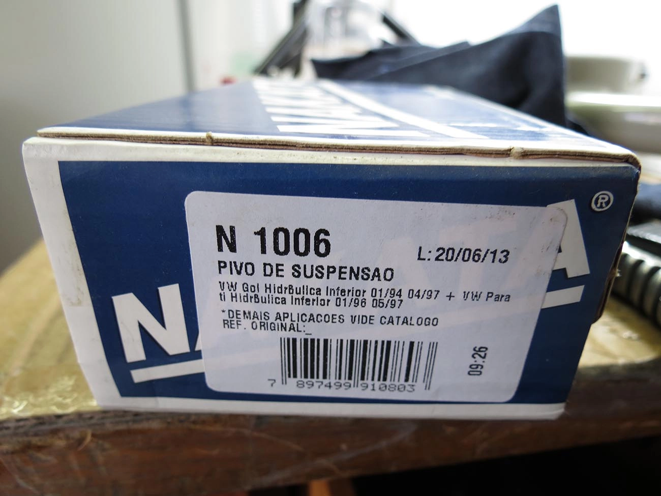PIVÔ SUSPENSÃO DIREITO COM DIREÇÃO HIDRÁULICA PINO 15MM VW GOL/PARATI 95/03.97 G2 EXCETO 2.0 16V