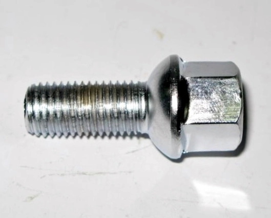 PARAFUSO RODA CROMADO ESFERICO VW GOL/SANTANA - TOTAL 45MM - CHAVE 17MM