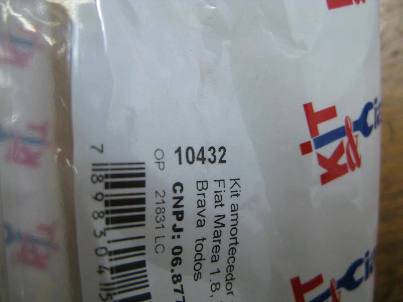 KIT AMORTECEDOR SUSPENSÃO DIANTEIRA FIAT MAREA/BRAVA DIANTEIRO