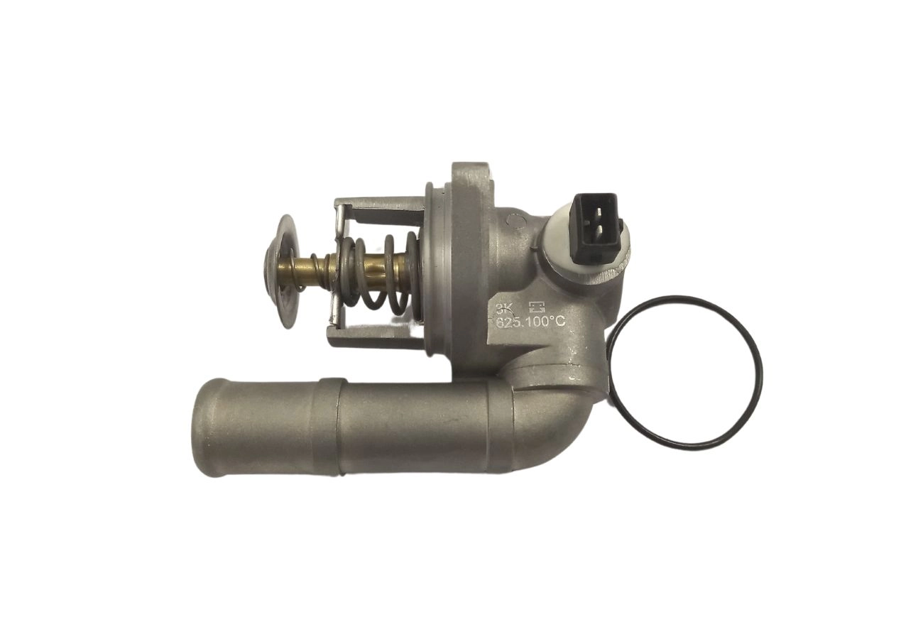 VÁLVULA TERMOSTÁTICA ELÉTRICA COM FLANGE ALUMÍNIO FORD NOVO KA 1.0 08/14 COURIER 1.6 07/13 FLEX