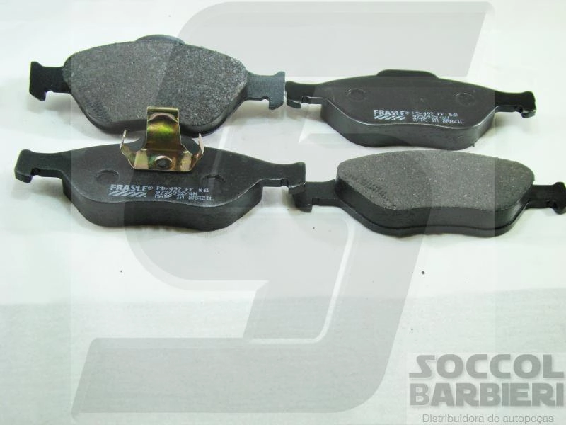 PASTILHA FREIO RODA DIANTEIRA FORD NOVO FIESTA 1.0/1.6 SUPER CHARGER C/ABS ECOSPORT TODOS