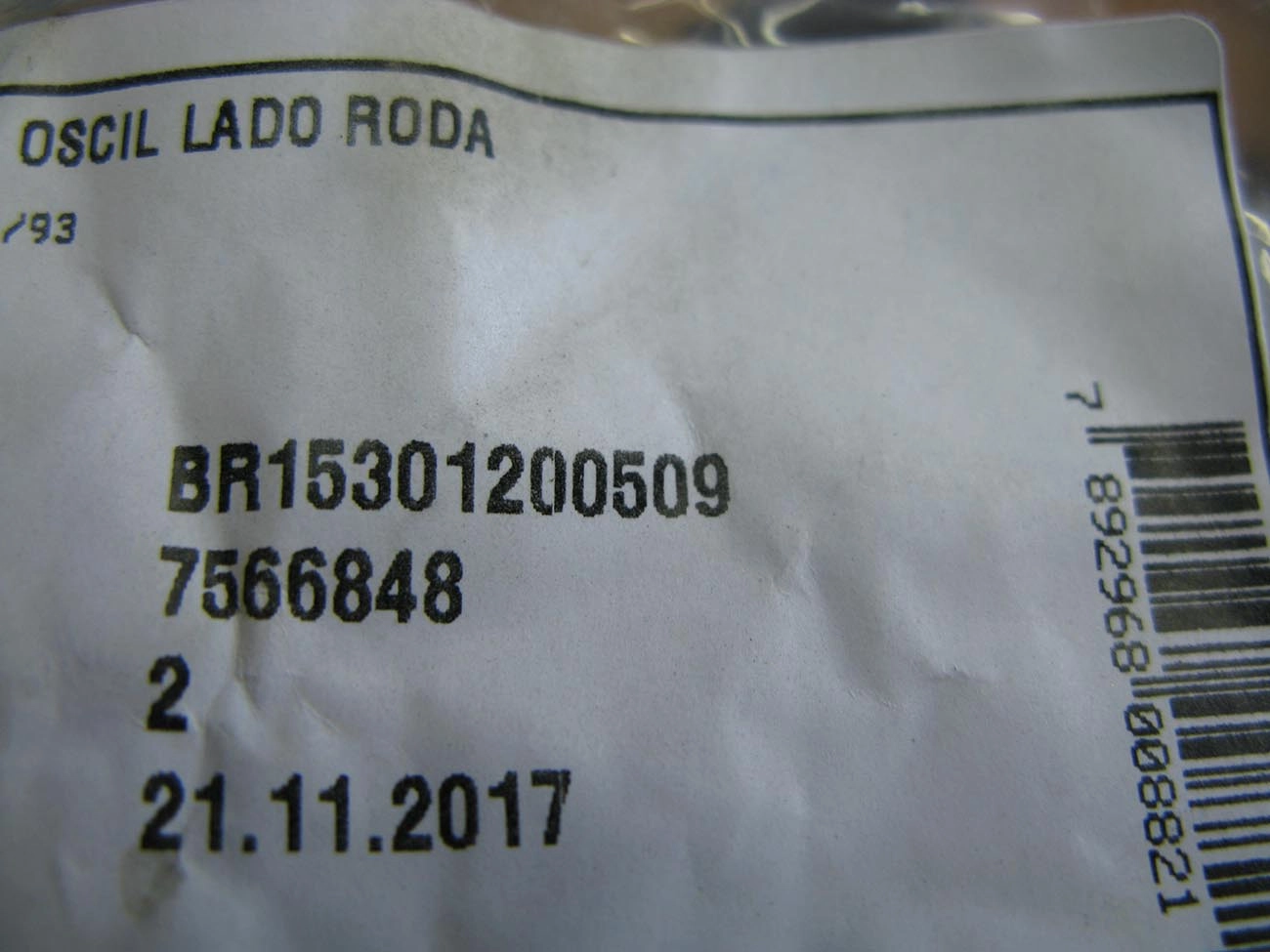 BUCHA TRASEIRA BANDEJA LADO RODA FIAT UNO/PREMIO/ELBA /88 1.5R - UNO CSL 91/93 - SUSPENSÃO TRASEIRA