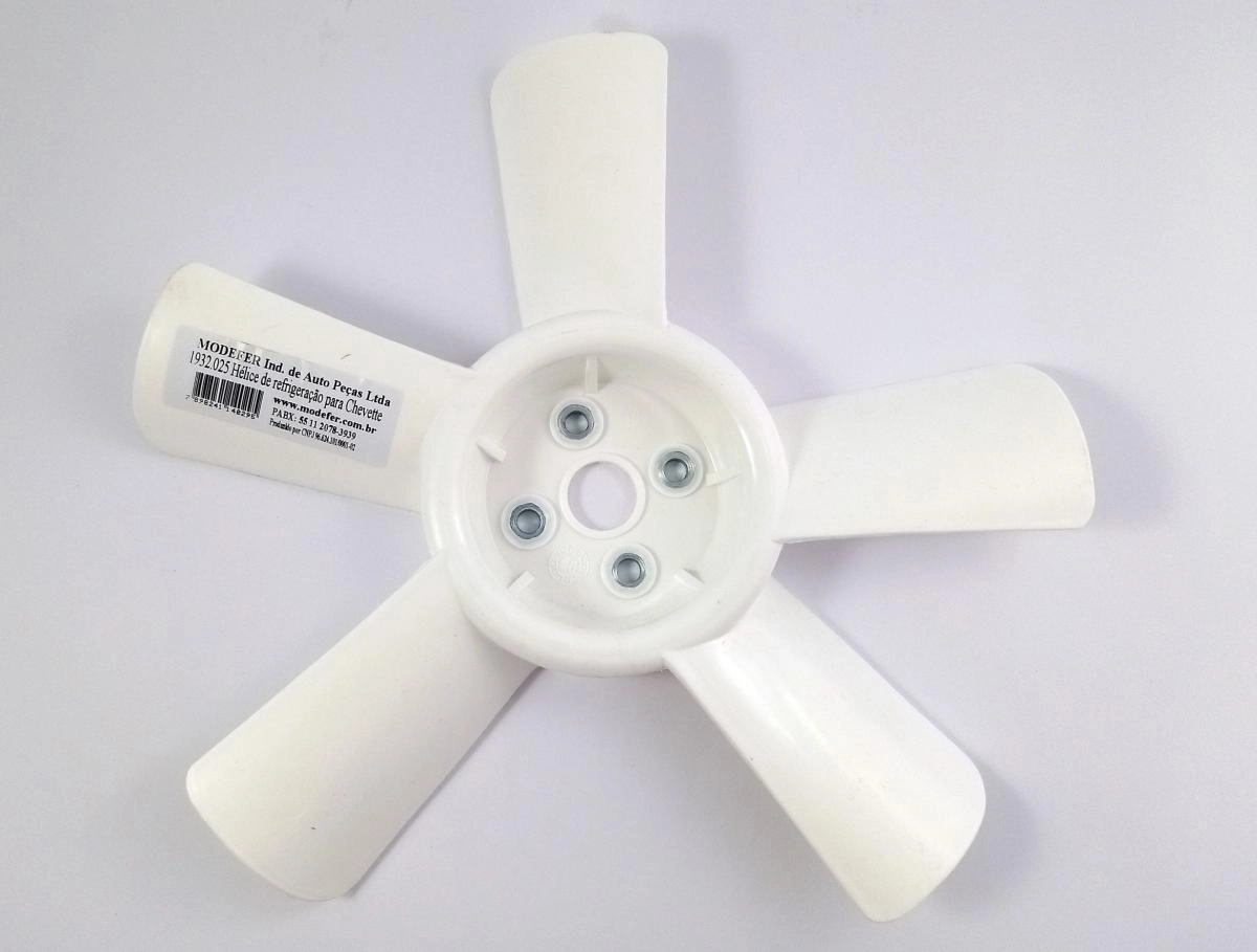 HÉLICE VENTILADOR PA GM CHEVETTE TODOS S/POLIA ELETROMAGNETICA HELICE 5 PAS