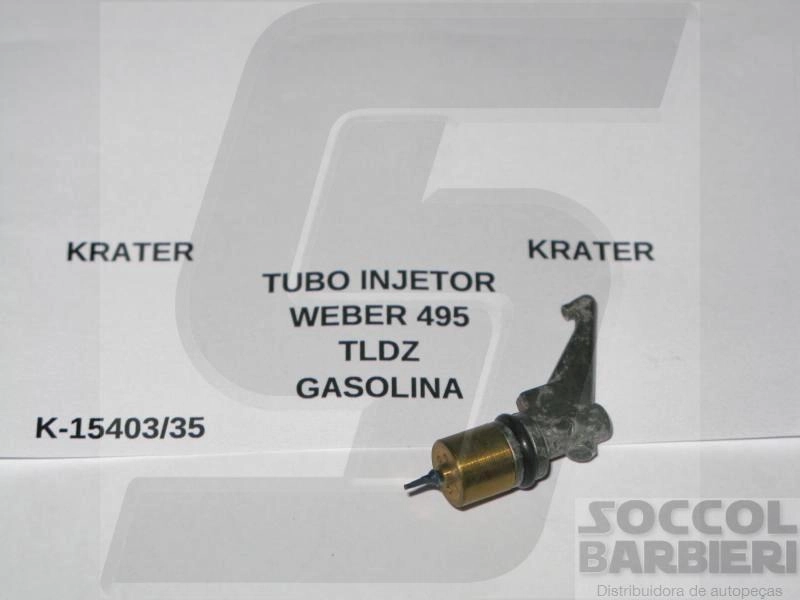 TUBO INJETOR 35 VW/FORD/FIAT WEBER 495 TLDZ