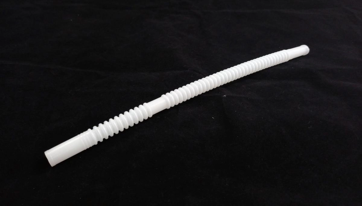 TUBO CORRUGADO BOMBA DE COMBUSTÍVEL - 255MM - BOCAL 7,5MMX9,0MM
