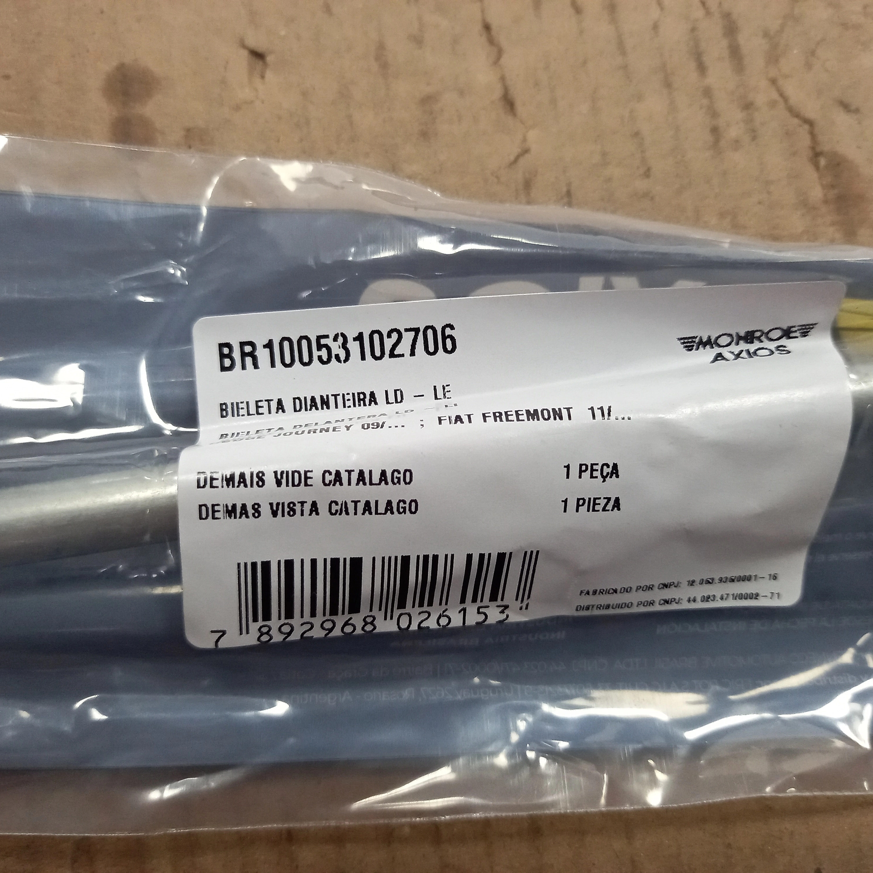 BIELETA DIANTEIRA LD/LE DODGE JOURNEY 11/17 - FIAT FREEMONT 09/18