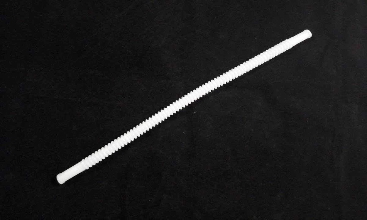 TUBO CORRUGADO BOMBA DE COMBUSTÍVEL - 330MM - BOCAL 7,5X7,5MM
