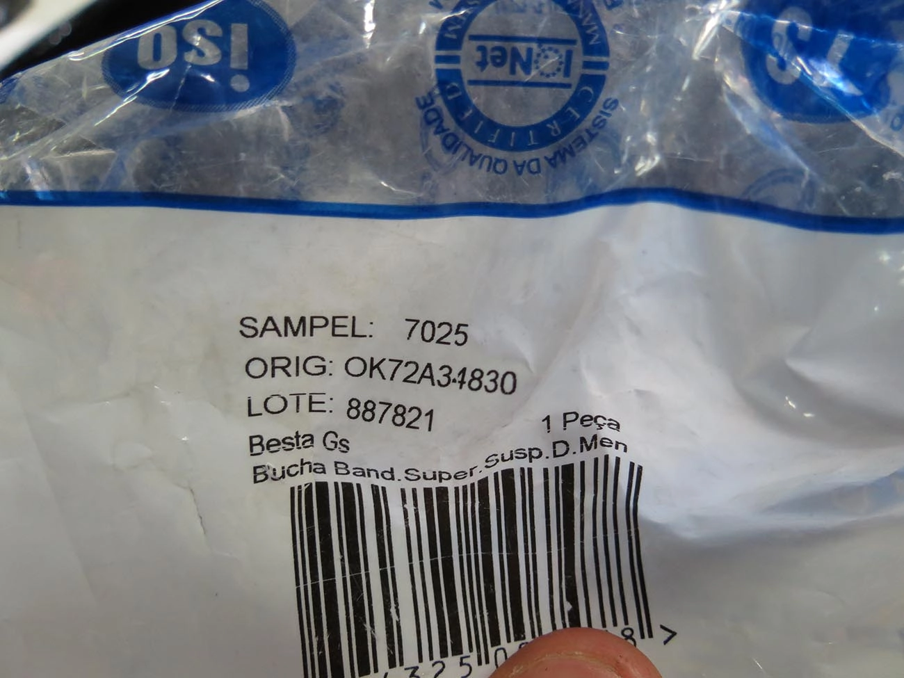 BUCHA BANDEJA SUPERIOR KIA BESTA GS 98/ - SUSPENSÃO DIANTEIRA BUCHA MENOR