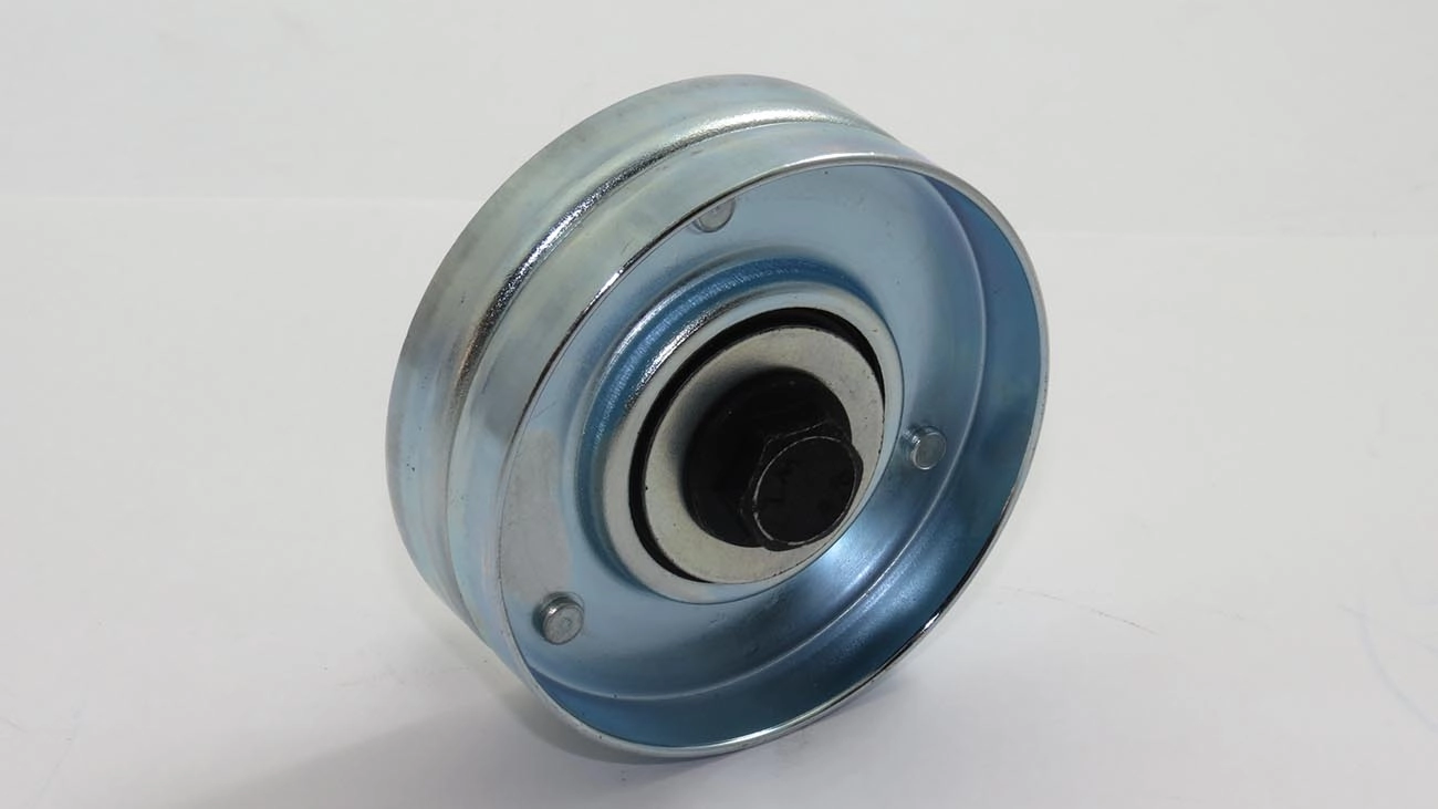 POLIA TENSOR CORREIA ALTERNADOR/TENSIONADOR AUXILIAR ACESSÓRIOS MOTOR VW FOX/POLO 1.0 16V C/ACD NOVO GOL/VOYAGE 08/ A3 1.6 02/ 76,5X25MM