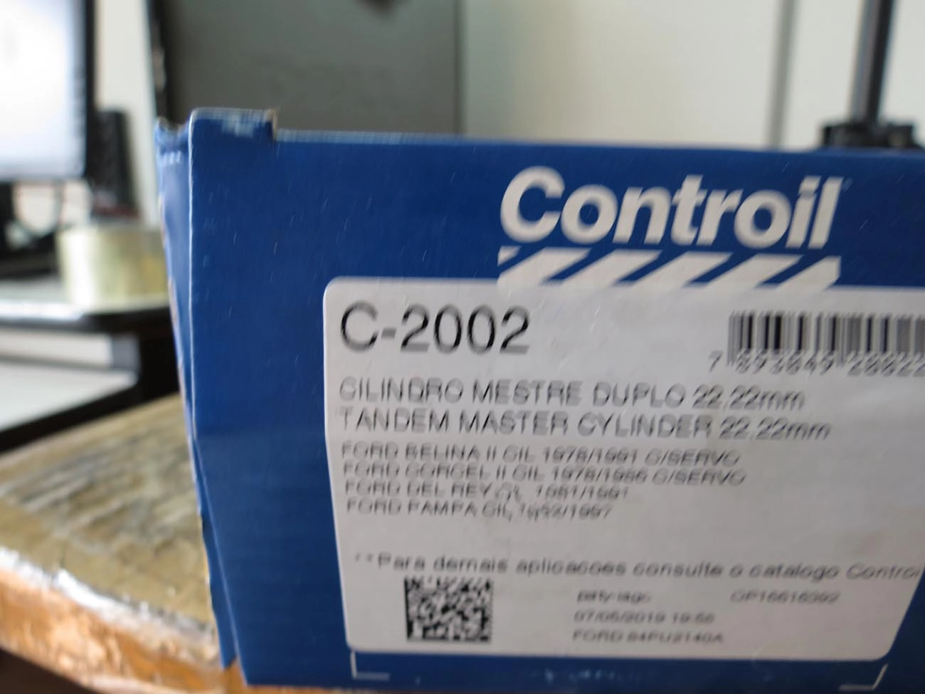 CILINDRO MESTRE FREIO DUPLO FORD CORCEL/BELINA II/DEL REY/PAMPA TODOS COM SERVO