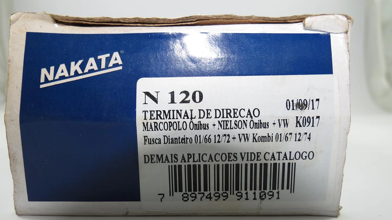 TERMINAL DIREÇÃO ESQUERDO M14X1,5 VW FUSCA 1200/1300 KOMBI 62/77