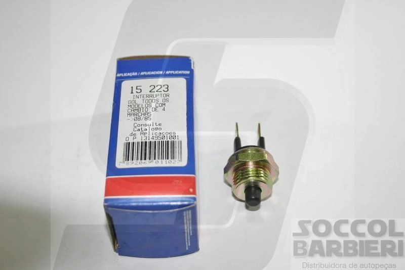 INTERRUPTOR RE VW GOL/PASSAT/VOYAGE/SAVEIRO - 4 MARCHAS