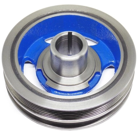 POLIA DO VIRABREQUIM -DAMPER - DUPLA 1 PISTA POLY V 5PK / 1 PISTA POLY V 3PK - S-10 2.5 16V (DIR. HI