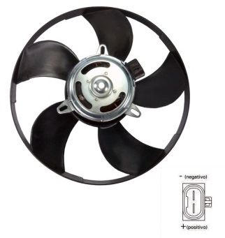 ELETROVENTILADOR - FIAT PALIO 96/01/FIORINO 01/07/SIENA 96/01/STRADA 96/01/UNO MILLE 01/07