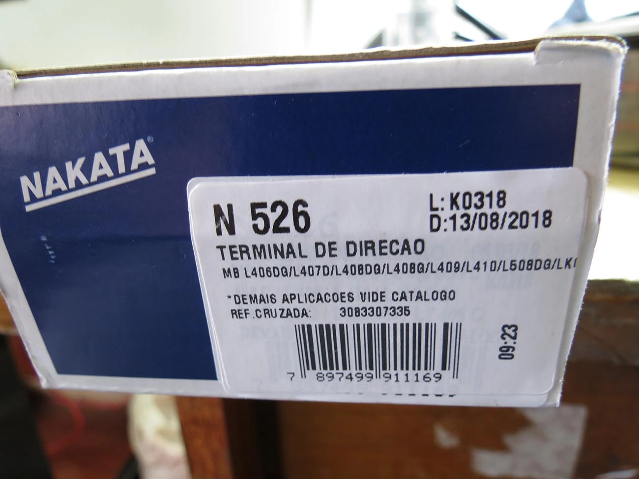 TERMINAL DIREÇÃO DIREITO M24X1,5 MB 608/708